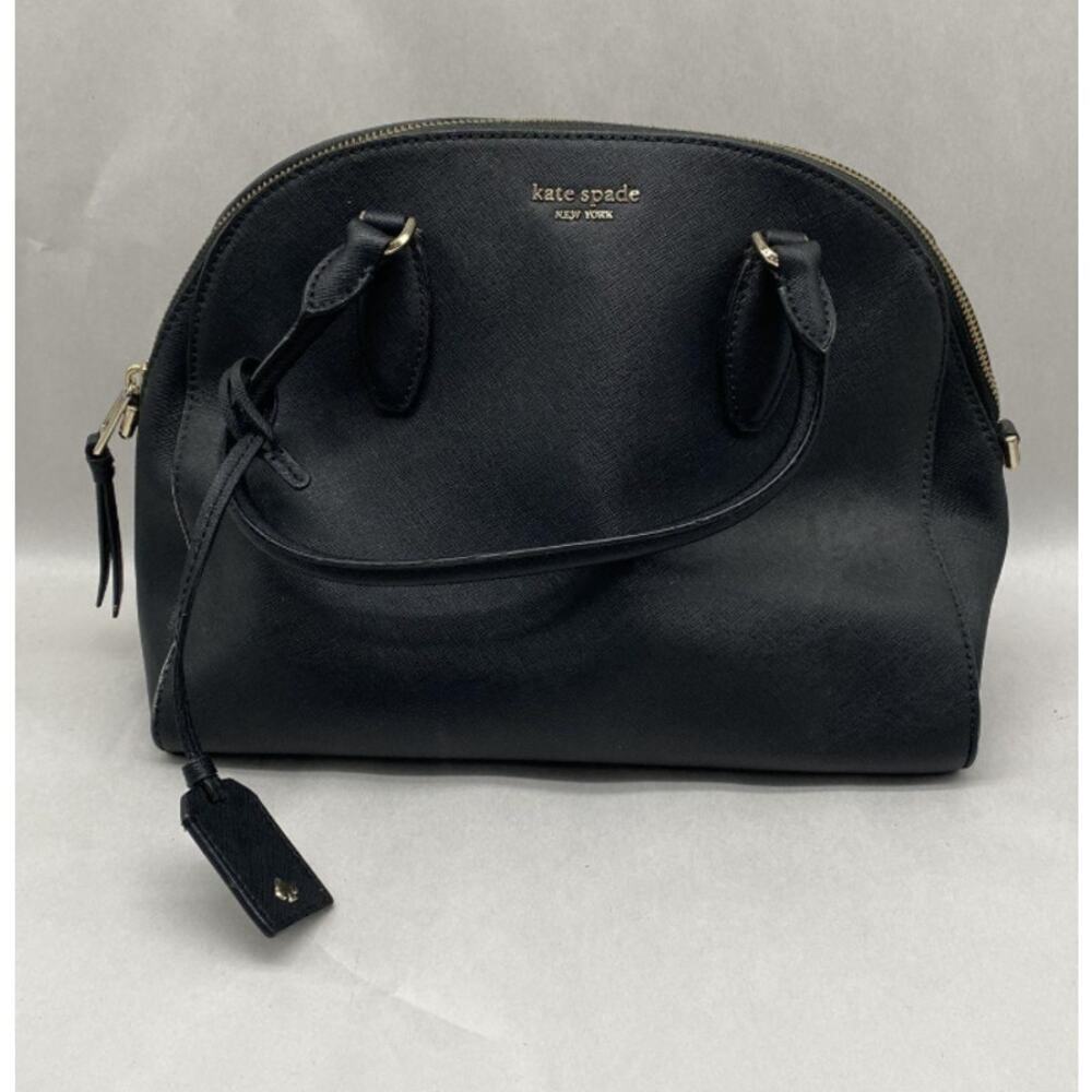 Kate Spade New York Reiley Large Dome‎ Satchel - Black $397 - Picture 3 of 11